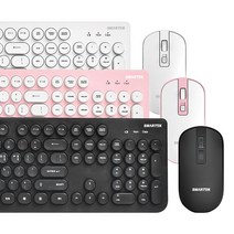 레트로무선키보드마우스세트 스마텍 멤브레인 STC-500 로지텍키보드 엘지키보드 HP키보드 마이크로소프트, 본상품선택, 화이트, 본상품선택