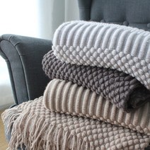 북유럽스타일 니트담요 무릎담요 침대러너 소파블랭킷 침대이불 블랑켓