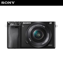 소니 공식대리점 미러리스 카메라 알파 A6000L (SELP1650 파워 줌렌즈킷), 블랙