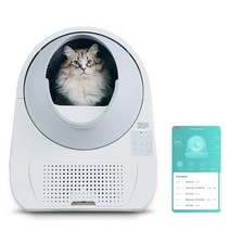 고양이 배변통 화장실 Catlink 자동 고양이 쓰레기 상자 자가 세척 앱 제어 이중 냄새 제거 건강 보고서 13