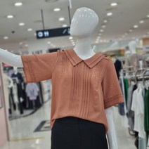 꾸즈 러카라핀턱 블라우스