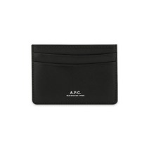 A.P.C.(아페쎄) 아페쎄 남성 안드레 로고 블랙 카드지갑 PXAWV H63028 LZZ