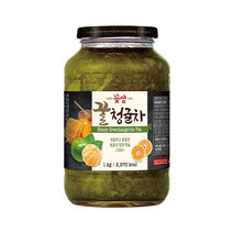 꽃샘 꿀청귤차 1kg X 2개, 단품