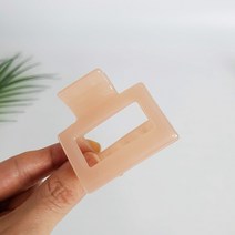 프랑스핀 이성경 직사각 반묶음 올림머리 헤어 집게핀