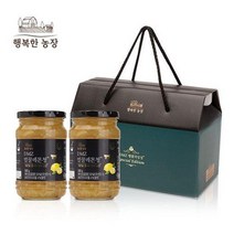 행복한농장 [선물세트]행복한 농장 DMZ 벌꿀레몬청/생강청 2병, 상세 설명 참조