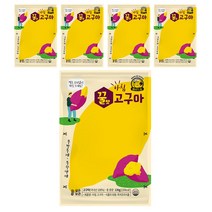 [바로드숑]해동없이 바로먹는 실온 보관 꿀고구마or단호박 2종 5팩 골라담기 / 실온보관 6개월 특허, 꿀고구마(슬라이스) 5팩