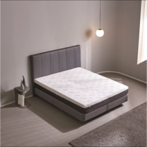 씰리 일체형 침대 프레임- 칼킹 코스트코, 베이지