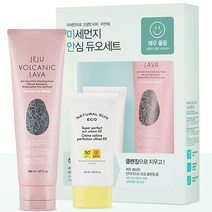 더페이스샵 미세먼지 안심 듀오 선크림 클렌징폼 세트, 1세트