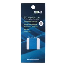 써멀패드 0.5 1 1.5 2 mm 써멀구리스 방열패드 맥북발열 Gelid 솔루션 gp-ultimate 15wmk 열 패드 cpugpu 패드, 크기 120x20 2개, 두께 0.5mm