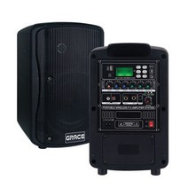 포터블앰프 스피커 EG-116N 이동형스피커 200메가 무선마이크+무선마이크(핸드/벨트팩형선택)+유선마이크 MAX150W파워 카날스-STM, 선택1) 유선+핸드마이크형