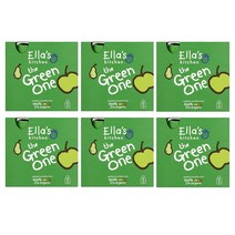 엘라스키친 아기이온음료 영국 유기농 스무디 그린 90g 5입 6팩