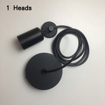 루이스폴센 ph5 버섯조명 취짐등 현대 led diy 펜던트 조명 복고풍 램프 에디슨 전구 비품 거미 천장 램프 조명기구 거실 홈 장식, 1 헤드, 1.2m