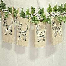 면마원단 컷트지 사랑스런야옹이, 배색지