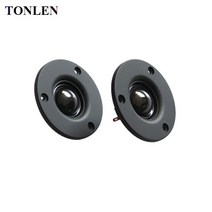 TONLEN 2PCS 3 인치 트위터 스피커 스테레오 스피커 유닛 리본 돔 트위터 4 옴 30 W 슈퍼 트위터 자동차 순, 한개옵션0