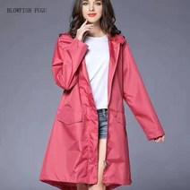 BLOWFISH FUGU 여성 우비/예쁜 여성 우비 레인코트 성인 골프 우의 비옷