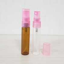 스윗바틀 향수공병, 100개, ③5ml 갈색유리병/핑크캡
