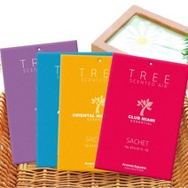 인터바겐 아로마스퀘어 사쉐 트리 향낭 방향제 디퓨저 10g 12종 1세트, 12팩