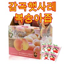햇사레감곡 복숭아즙 110ml X 50포 1박스