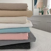 몽비쥬 바이미 d 60수아사_스프레드 패드 겸 여름 줄누빔이불 (S/Q/K)(8colors), 화이트