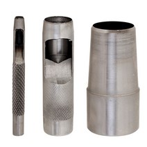 환펀치 2mm 부터 50mm 까지 전규격 40종 모음 택1 가죽 구멍 천공 원형 홀펀치 펀칭 환펀칭 구멍펀치 펀칭기 망치 타격 천공펀치 핀펀치 구멍내기 타공 홀내기 구멍뚫기, 환펀치 48mm