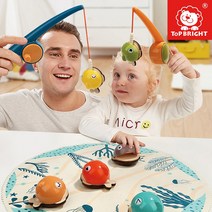 원목자석낚시놀이 물고기낚시게임 유아 아기 낚시대