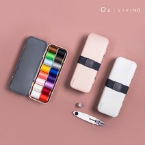 오즈리빙 올인원 바느질세트 받짓고리함, 바느질세트 화이트, 1개