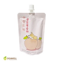 아람농장 아람드리 천도 복숭아 주스 138ml 30팩