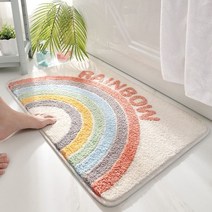 닐스샵_ 미니러그 다용도발판 미니카페트 미끄럼방지매트 신발털이 규조토 _neills, 닐스샵_ 산듯한 파스텔 논슬립 바닥 빠른 물 흡수 발매, 닐스샵_ 무지개