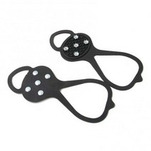 아이젠 체인아이젠 등산용 미끄럼 방지 아이젠 등반 2 개 커버 신발 캠 등산 도구 여행 장비 겨울, 04 Black