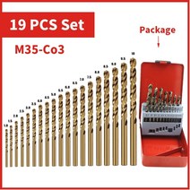 쁘레카 함마 드릴 뿌레카 파괴 햄머 충전 코발트 스틸 트위스트 비트 m35 스테인레스, 5.0mm 10개