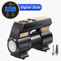 EAFC 휴대용 팽창기 스마트 에어 펌프 타이어 전동 에어샥 자동차 12V 매트리스 공기 여행 보트 압축기 도구, 프랑스|Digital Style