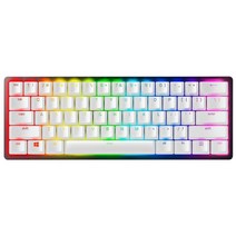 Razer 팬텀 키캡 세트 블랙 102724, PBT Keycap, Mercury White