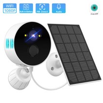 EVKVO 2메가픽셀 실내/실외 태양광 패널 배터리포함 가정용 무선 CCTV 카메라 iCsee, 2MP Add 64G Card