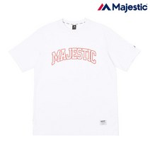 [망고] 마제스틱 ML183UCATS003 아치 로고 크루넥 티셔츠, 제품:마제스틱 ML183UCATS003 반팔티셔츠 / 사이즈:(105)