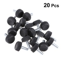 실내장식 가구부품 20PCS M6 가구 하드웨어 액세서리 조정 발 플라스틱 피트 나사, [01] M6