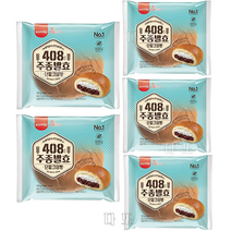 주종발효 단팥크림빵 5봉 봉지빵 간식빵 삼립빵, 115g, 5개