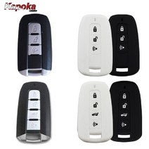 코란도C 렉스턴W) 3버튼 (투리스모 쌍용 4버튼 실리콘 스마트키케이스 구형 코란도스포츠, 3버튼_블루