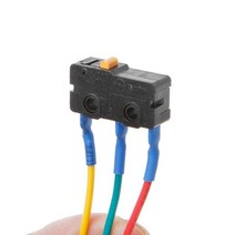 전기온수기부품 10pcs 가스 온수기 마이크로 스위치 3 개의 전선 작은 온-오프 제어 스플린터, 없음