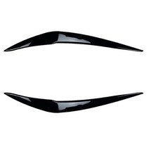 bmw바디킷 abs plastic headlight 눈썹 눈꺼풀 bmw f20 f21 m, 검은색