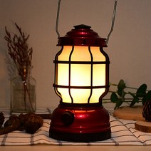 감성캠핑용품 레트로 캠핑등 led랜턴 캠핑조명 낚시 등산 차박 야외전등 전구 램프, 체리