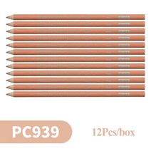 수성색연필 애니메이션 색연필 지워지는 연필 유성 Prismacolor 전문 유성 색연필 12pcs lapis de cor 스케치 색연필 아트 드로잉 무독성 슬림 수채 컬러링, pc-939-12pcs