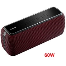 우퍼스피커 사운드바 서브우퍼 X8 플러스 80W 초고 전력 무선 스피커 블루투스 서브 우퍼 휴대용 열 휴대 전화 충전 HIFI 스테레오 라우드, [06] X8 Red