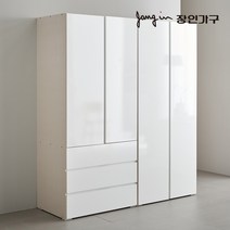 [1만원 즉시할인]장인가구 블랑쉬 1600 옷장 장롱 시스템옷장, 멀바우