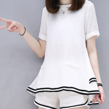 SAMARA 린넨 여성 투피스세트#