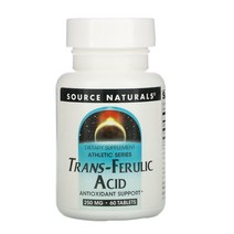 소스내츄럴스 트랜스 페룰산 스테롤 250mg 60정 운동선수 Trans Ferulic Acid