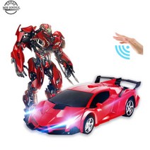 변신로봇 RC카 트랜스포머 입문용 충전식 무선조종 자동차, 04- 30cm