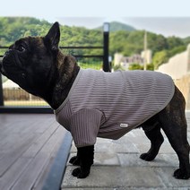 [어루다] 프렌치불독옷 프불옷 잉글리쉬불독옷 강아지2xl옷 강아지3xl옷, 카키그레이