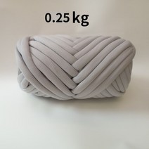 자이언트얀 팔 뜨개실 1kg, 0.25kg Light Gray