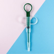 반려동물 강아지 고양이 약 물약 알약 영양제 먹이기 복용 주사기 투약기 필건 디스펜서 그린, A) 그린