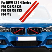 튜닝그릴망BMW F21 시리즈 - 무광택 블랙 그릴 자동차 액세서리에 대한 라인 전면 신장 후드, 04 Red